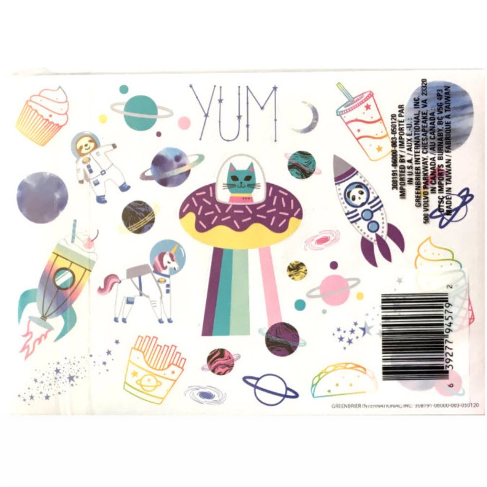 *3/$15* Stars & Junk Food Notebook + Stickers - Picture 5 of 5